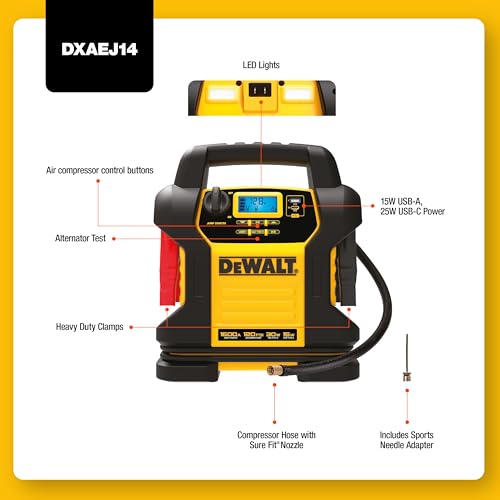 Dewalt 1600 Peak Amp Jump Starter Reviews