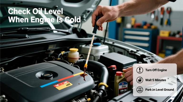 How To Check Car Oil Level Correctly