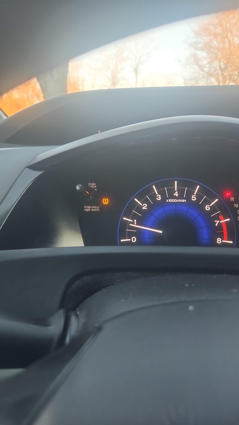 How To Reset Tire Pressure Light Honda Civic 2026