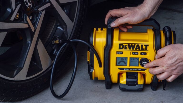 How To Use Dewalt Tire Inflator