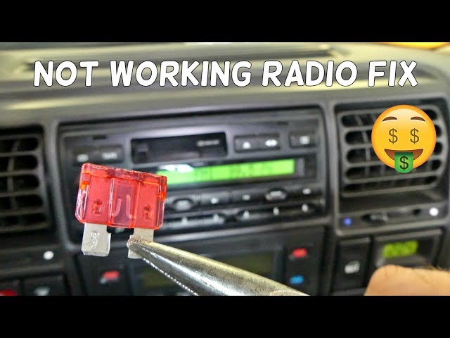Car Radio Not Working