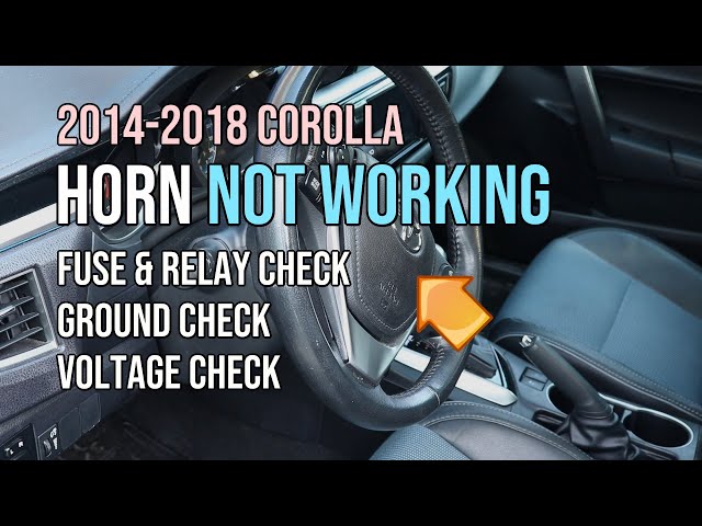 Car Horn Not Working