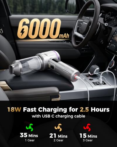 Best Car Vacuum With USB Charging
