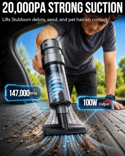 Best Car Vacuum With Large Dust Cup