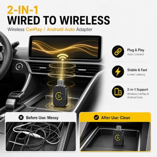 Best Wireless CarPlay Adapter For Subaru