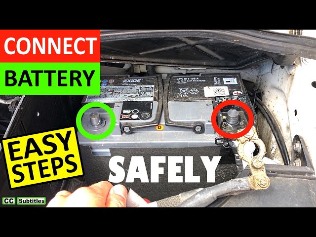 Order To Connect Car Battery